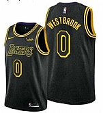 Lakers 0 Russell Westbrook Black Nike Swingman Jersey,baseball caps,new era cap wholesale,wholesale hats